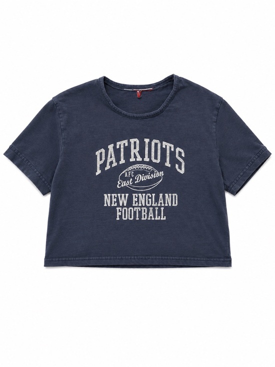Tops - Patriots Blue Kids' New England Football Tee